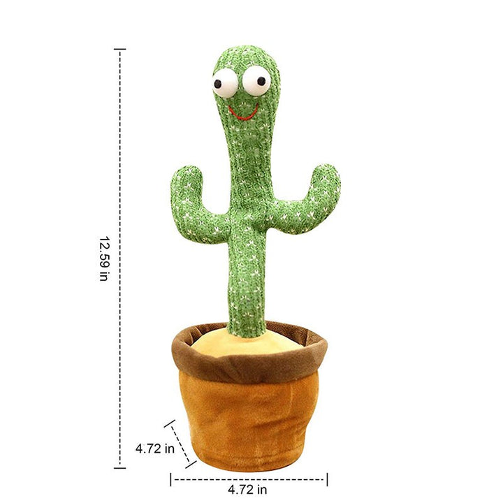 Cactus Dansant Plush Toy Singing 60 English Songs Electronic Shake Soft Plush Doll